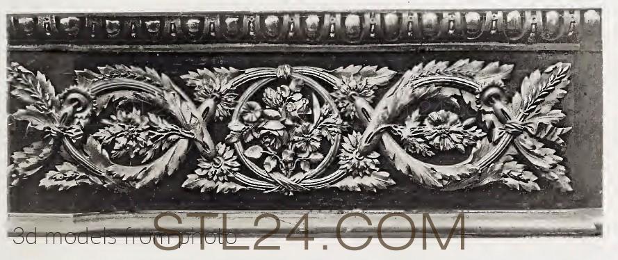 Фризы (FRIESE_0950 -  | 3D model 3DSMAX / OBJ / STL) 3D модель для ЧПУ станка